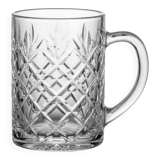 Cut glass beer mug