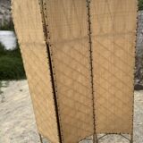 Rattan and bamboo screen
