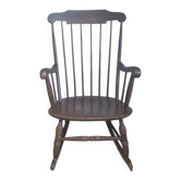 Windsor rocking chair 1960s – sign stol kamnik yugoslavia