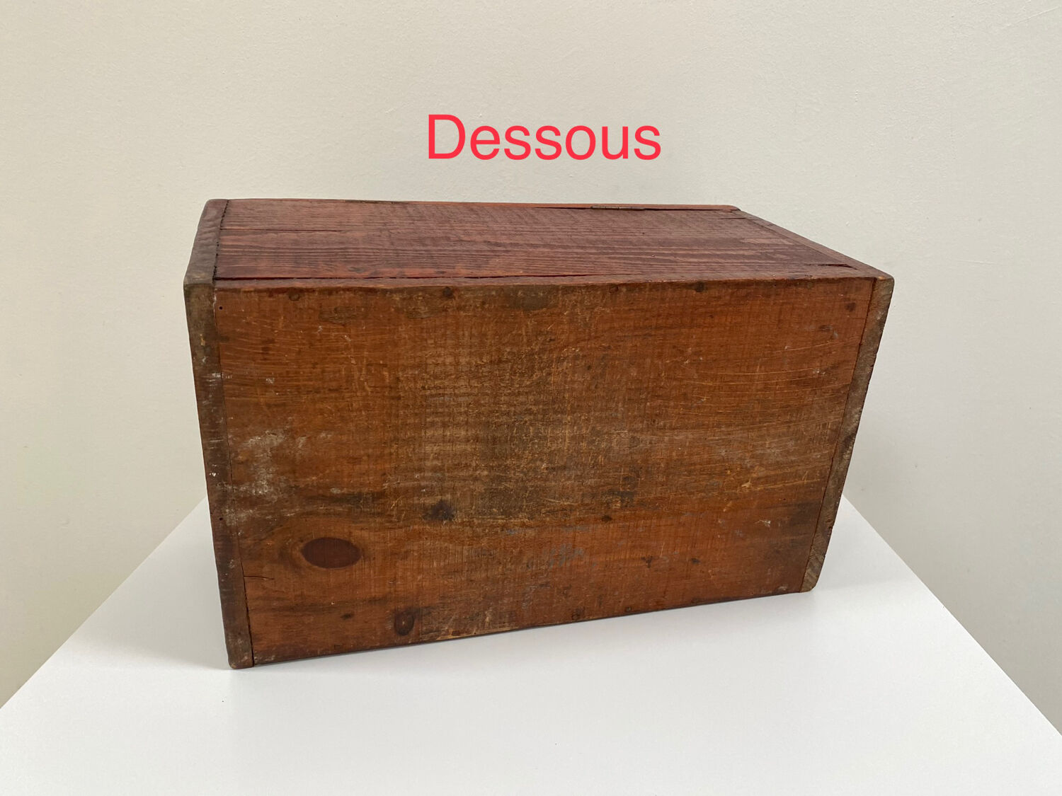 Large wooden box / crate from the 50s