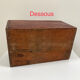 Large wooden box / crate from the 50s