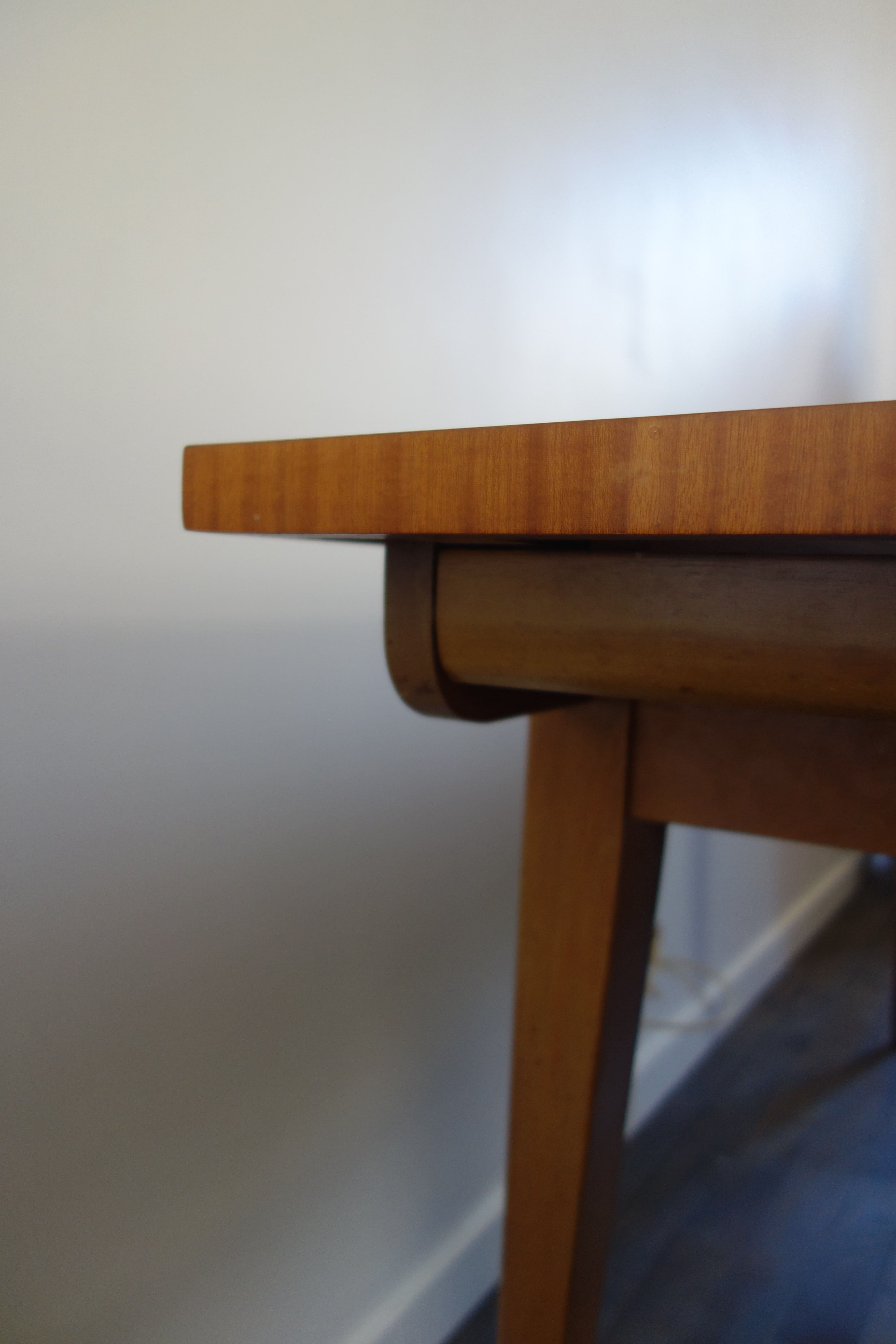 Dining room table with compass legs 50s