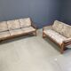 Mid century scandinavian sofa set, 1970s