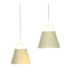 Glass and metal suspensions from the Mid-Century period, set of 2.