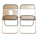 Pair of Plia Piretti chairs for Castelli