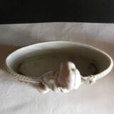 Pair of biscuit table planters