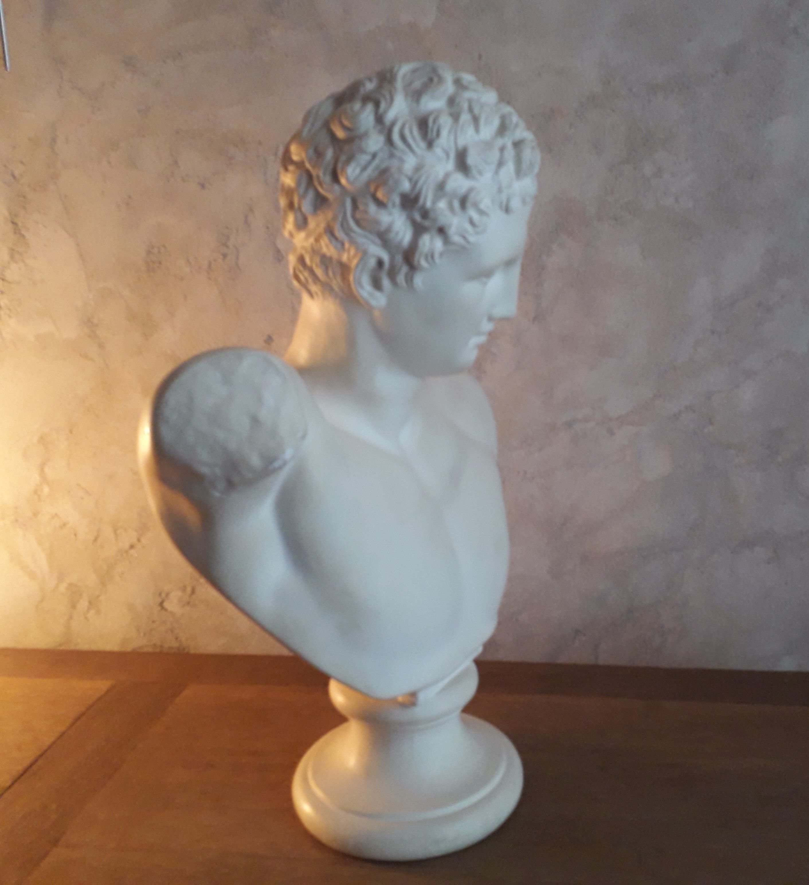Hermes plaster bust