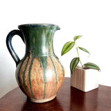 Ceramic pitcher signed vintage