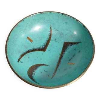 Art Deco Dinanderie Ikora Bowl by WMF, Germany