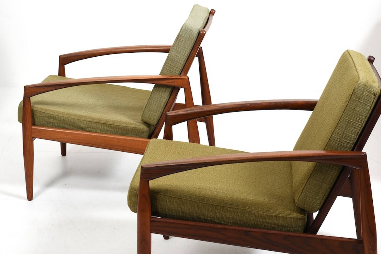 Pair of Kai Kristiansen 'Paper Knife' Easychairs 1960s