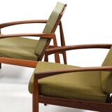 Pair of Kai Kristiansen 'Paper Knife' Easychairs 1960s