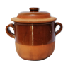 Terracotta pot with lid
