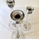 Set of three glass candle holders, Ikea, Blomster, 1999