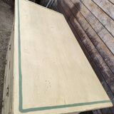 4-drawer chest of drawers with yellow and green patina by a local artist