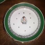 Limoges porcelain dessert service