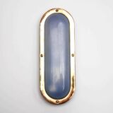 Old elongated barge wall light