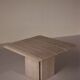 Travertine coffee table