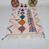 Tapis berbère en laine fait main 150 x 100 CM