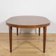 Mid-Century Round Rosewood Extending Dining Table by Severin Hansen for Haslev Møbelsnedkeri, Denmark, 1960s