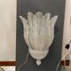 Large Venetian Murano Glass Sconces, 1980s Set of 2