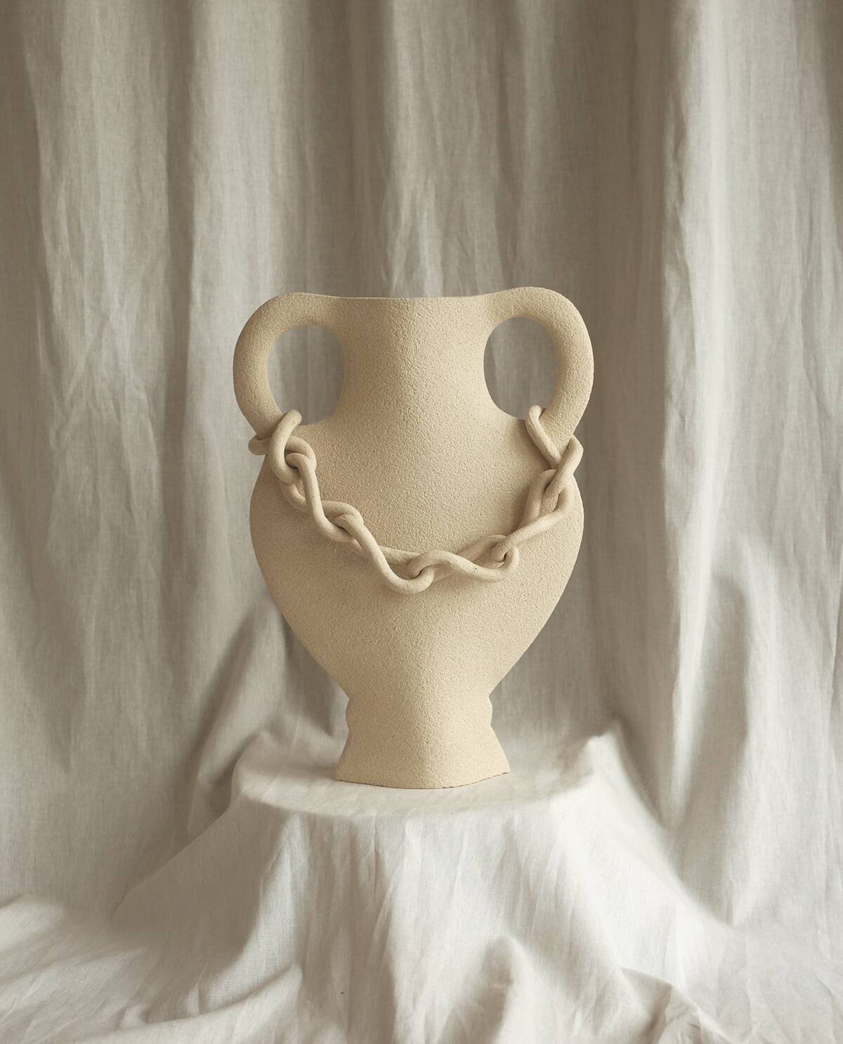 'Chain' Ceramic Vase