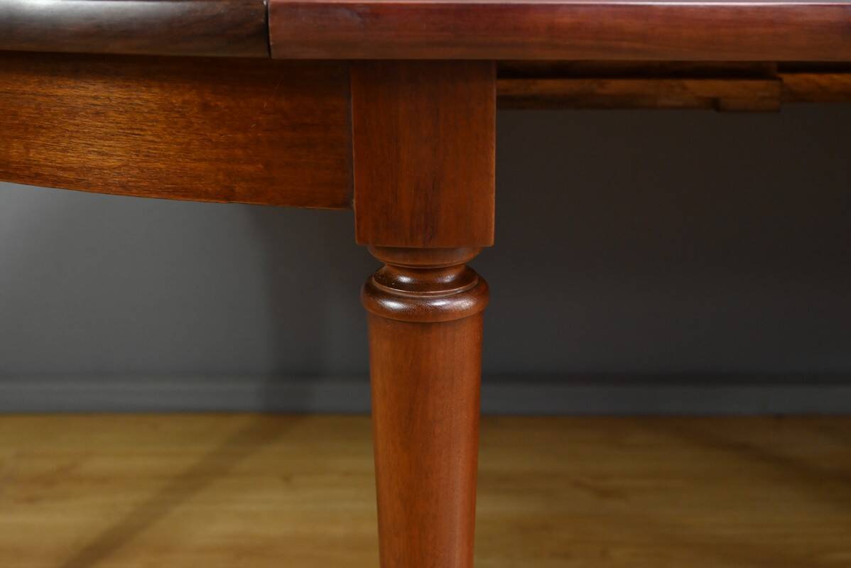 Half-moon extendable table in mahogany – 2nd part of the 19th century