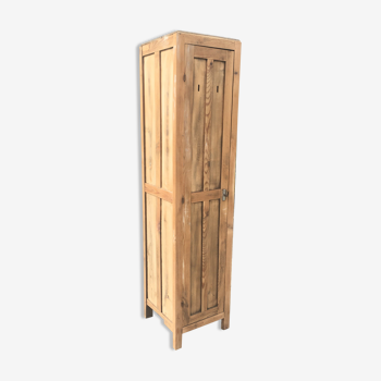 Armoire parisienne 1 porte bois brut