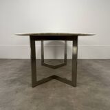 Oval marble table from the 70s