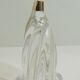 Vintage crystal lamp from the 70s – sculpted base – small table lamp