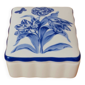 Boite porcelaine de Delft rétro