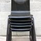 Lot de 6 chaises vintage Galvanitas S23