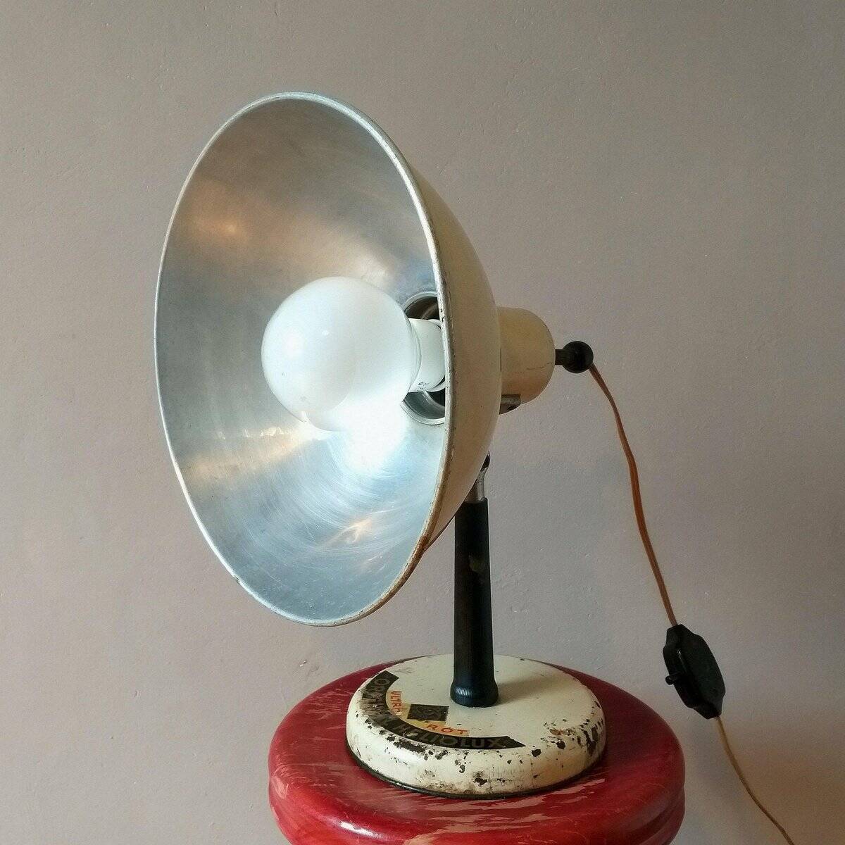 Vintage medical table lamp, 1960s