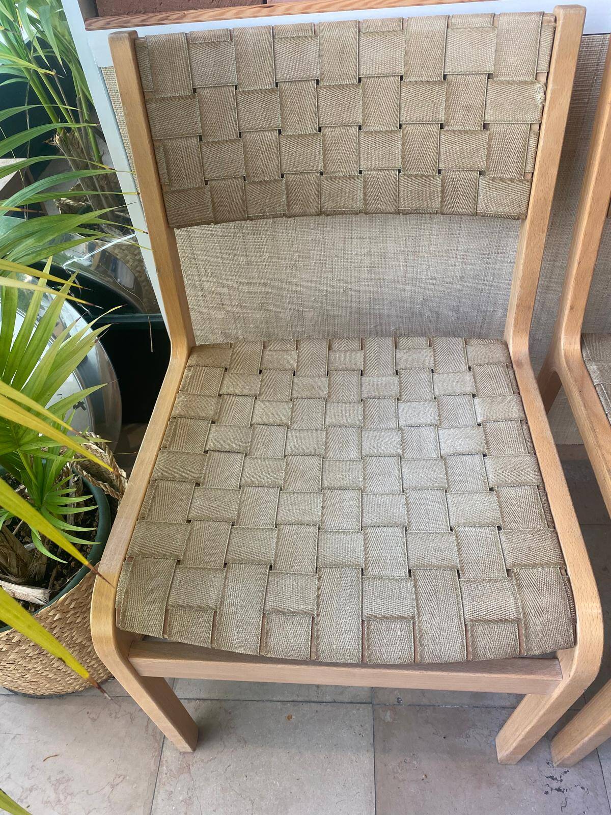 Vintage chairs by designer Peter Hvidt