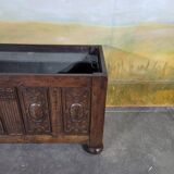 Jardinière en chêne et zinc