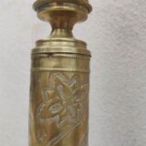 Pairs of ancient oriental brass lanterns