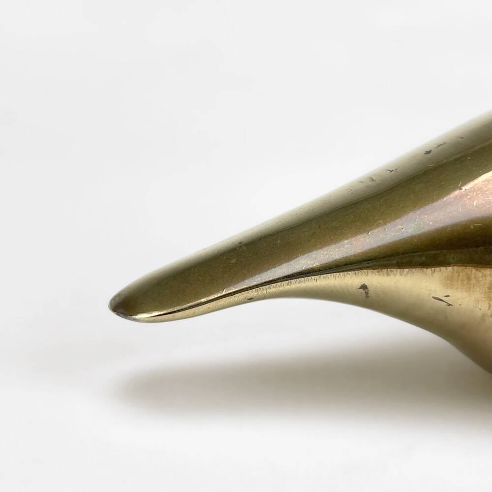 Designer brass dove from the 70s