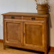 Buffet ancien en chêne brut - 2 tiroirs 