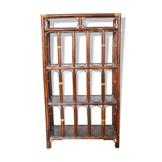 Large rattan shelf