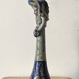 Anthropomorphic ceramic candlestick