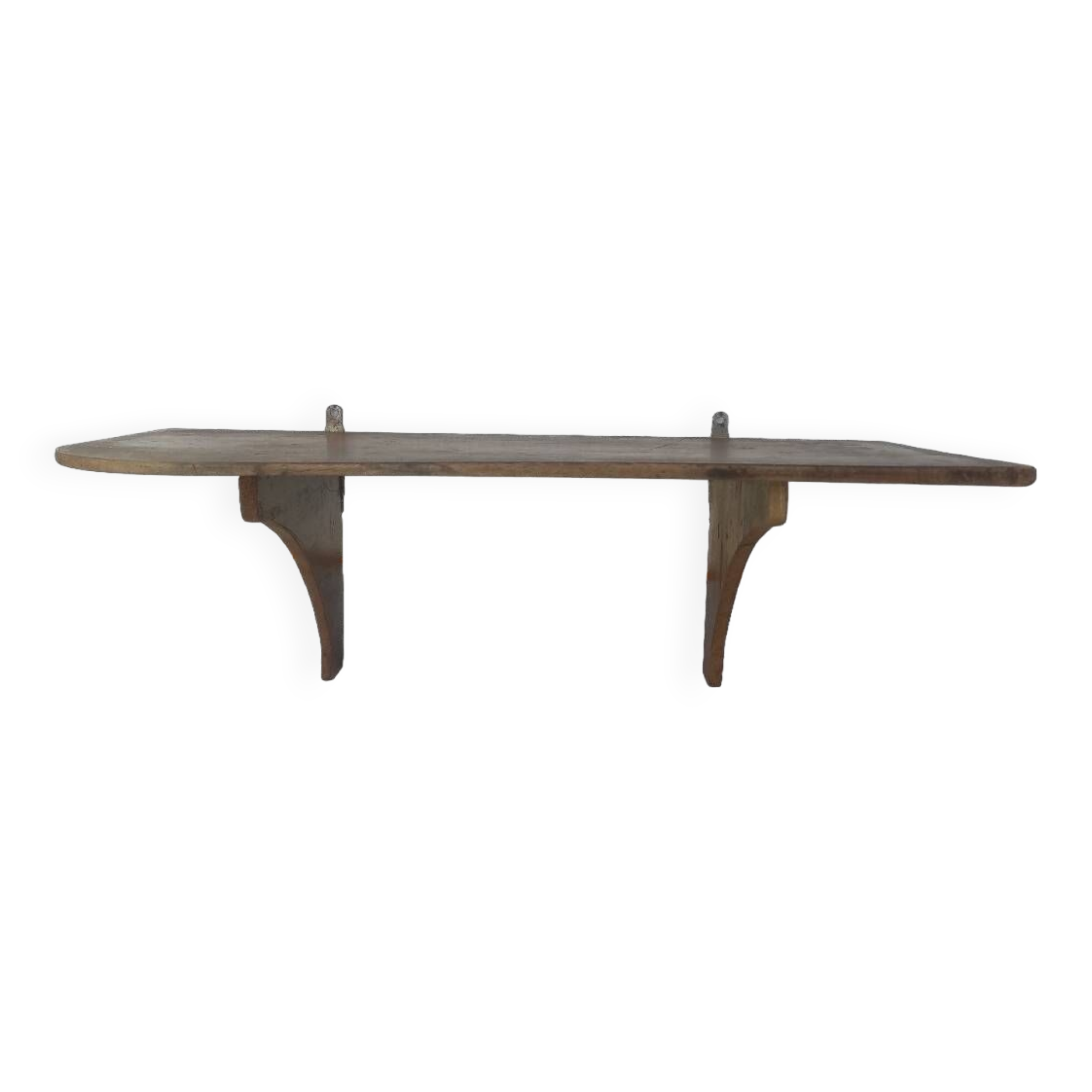 Petite étagère murale en chêne rustique rayonnage accessoire rangement cuisine vintage