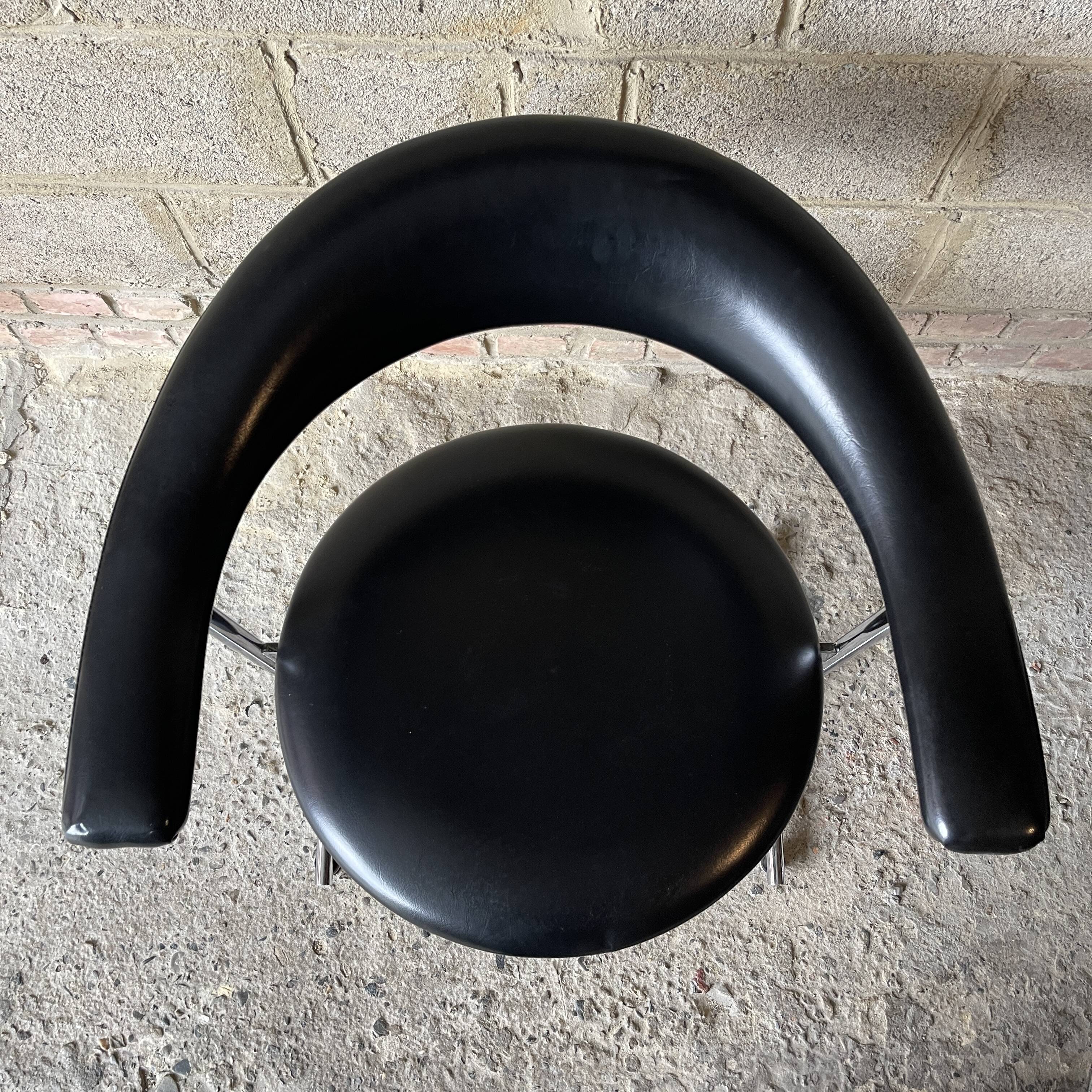 Set of 4 "Airport Model 037" chairs by Geoffrey Harcourt for Hans Kaufeld, 1960s