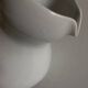XXL white porcelain pitcher vase 19th century