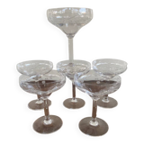 6 coupes à champagne