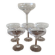 6 champagne glasses