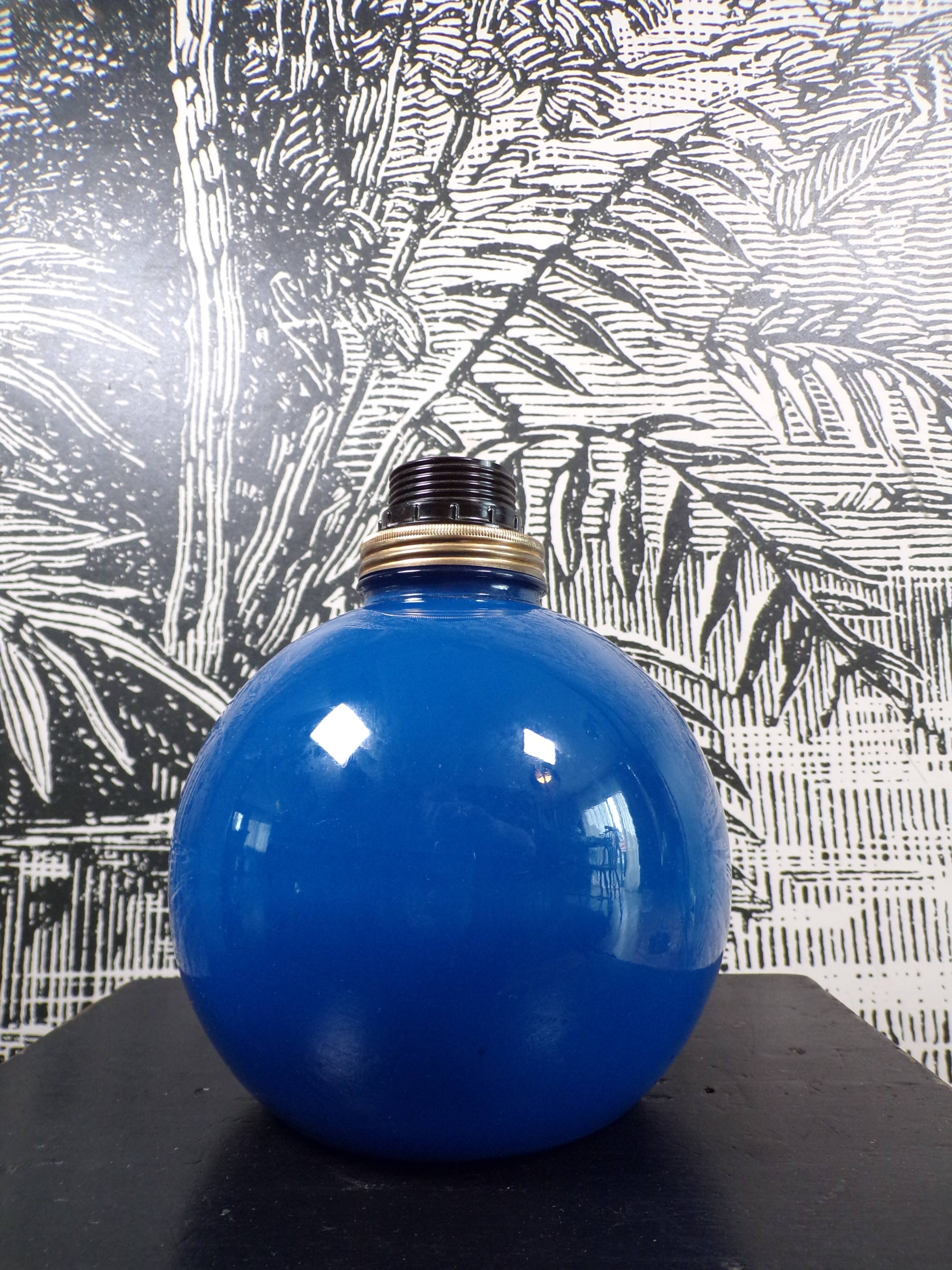 Glass ball lamp 1980