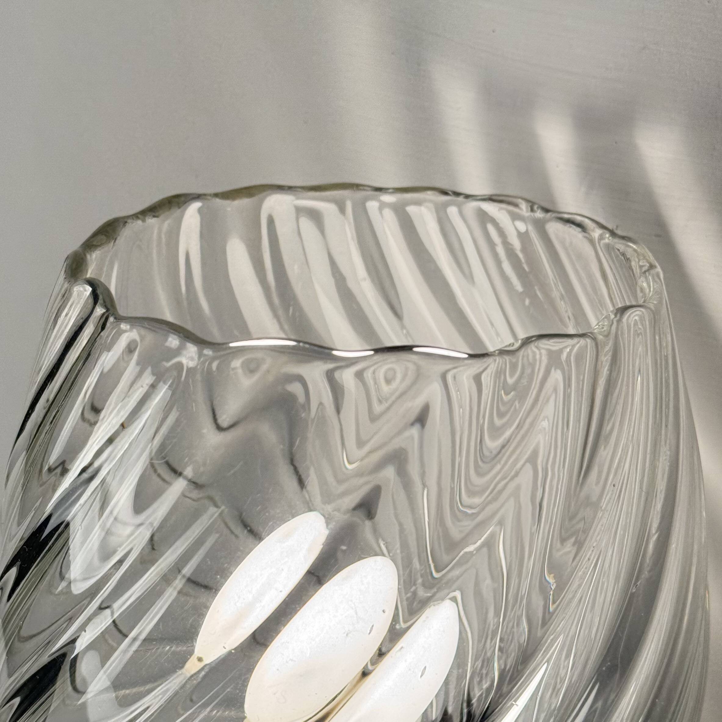 Pair of Spiral-Glass Wall Sconces, Barovier & Toso, 1940s