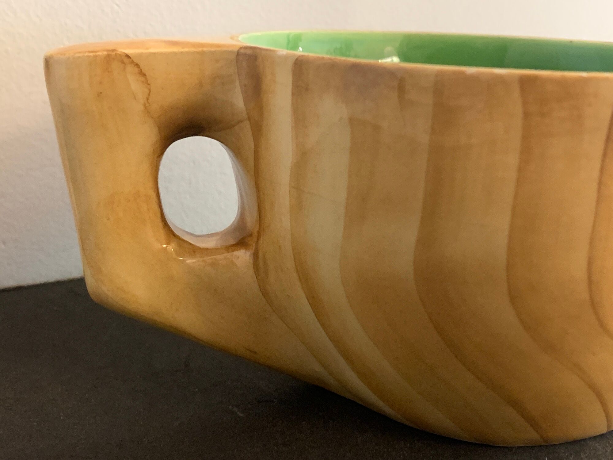 Cup and under cup in the taste of Grandjean Jourdan, height 8 cm