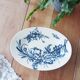 Oval iron earth dish BFK, Flora