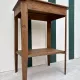 Art Deco side table in wood