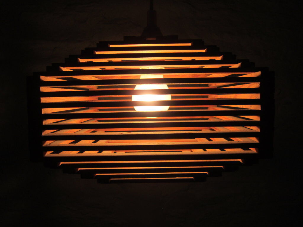 Scandinavian hanging lamp 1960